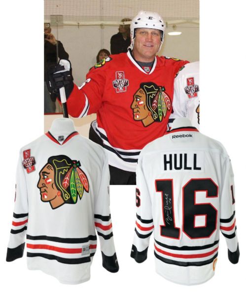 Brett Hulls 2011 and 2012 Gretzky Fantasy Camp Signed Game-Worn Jerseys (3)  