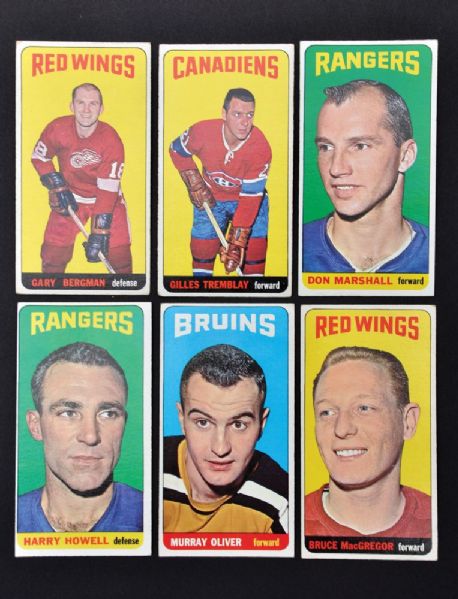 1950s-1960s Parkhurst, Topps and Other Brands Hockey Card Collection of 172