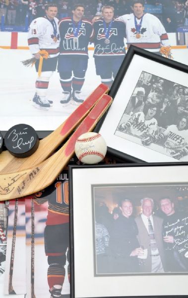 Hockey HOFers and Stars Signed Photo, Puck and Other Item Collection of 20 from Brett Hull Collection