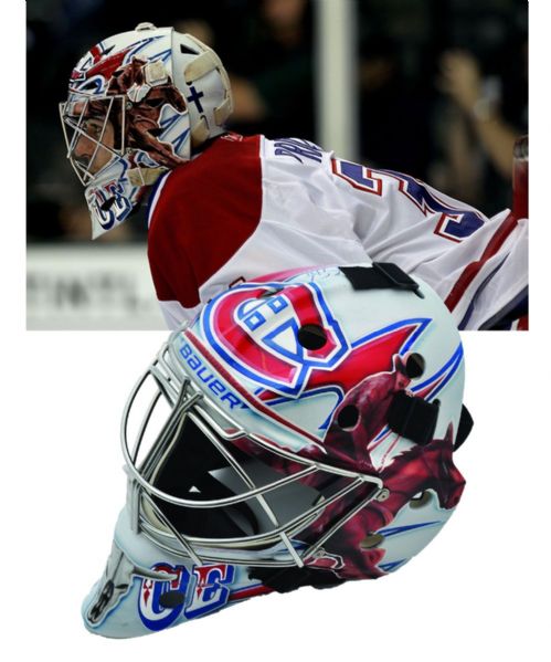Carey Price 2010-11 Montreal Canadiens Signed Pro Replica Mask by David Arrigo