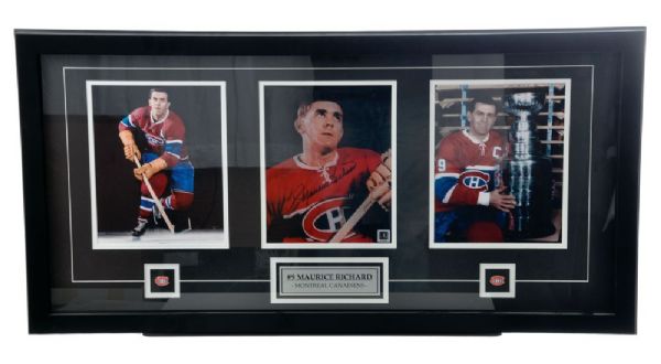 Montreal Canadiens Captains Signed and Multi-Signed Item Collection of 3
