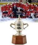 Tim Campbells 2012-13 Chicago Blackhawks Clarence Campbell Bowl Championship Trophy (11")