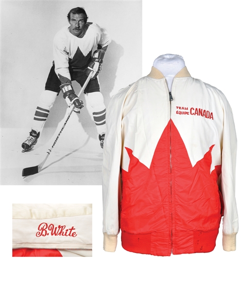 Bill Whites 1972 Canada-Russia Series Official Team Canada Jacket