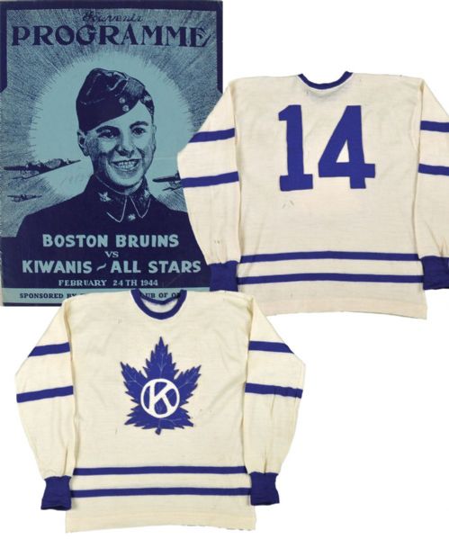 Circa 1944 Toronto Maple Leafs Kiwanis All-Star Jersey