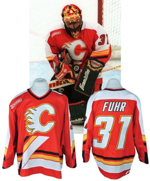 Grant Fuhrs 1999-2000 Calgary Flames Game-Worn Jersey
