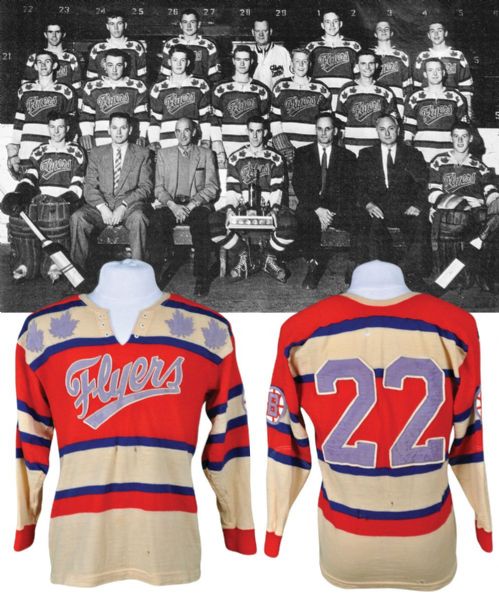 Circa Mid-to-Late-1950s OMHA Barrie Flyers Game-Worn Jersey
