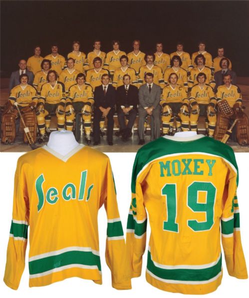 California Golden Seals / Salt Lake Golden Eagles Circa 1974 Game-Worn Jersey
