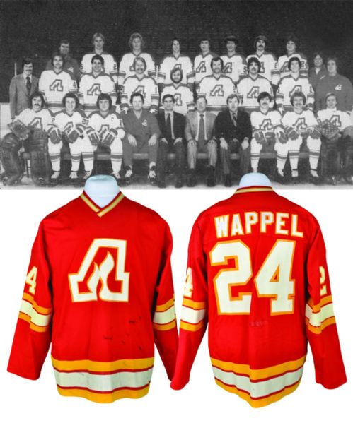Gord Wappels 1979-80 Atlanta Flames Game-Worn Jersey