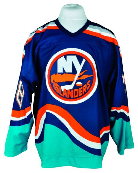 Dennis Vaskes 1997-98 New York Islanders Game-Worn Jersey