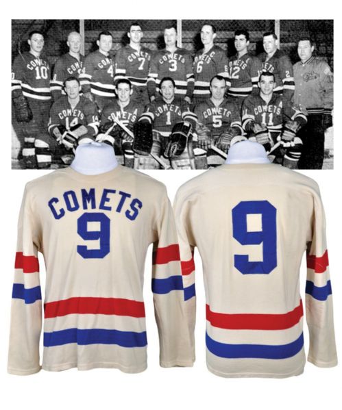 Clinton Comets Early-1960s Game-Worn Wool Jersey