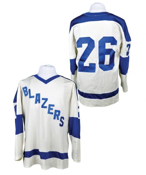 Vintage Mid-1970s Blazers Game-Worn Hockey Jersey by Wilson