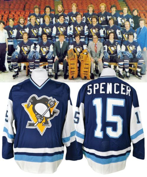 Pittsburgh Penguins 1979-80 Game-Worn "Blue Penguins" Style Jersey