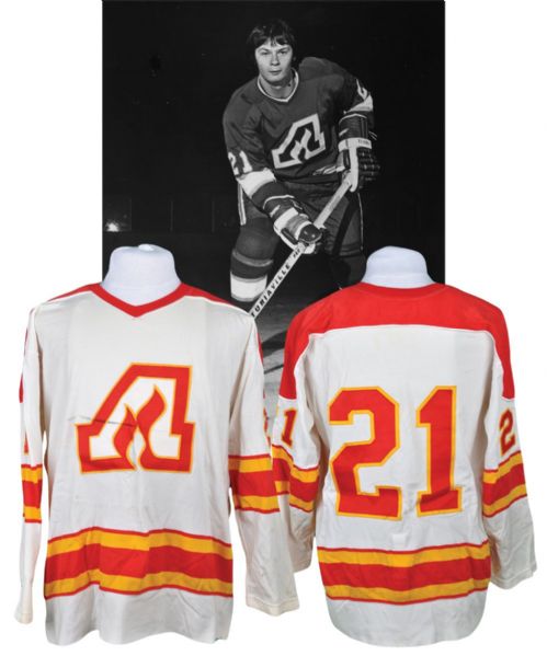 Larry Romanchychs 1973-74 Atlanta Flames Game-Worn Jersey