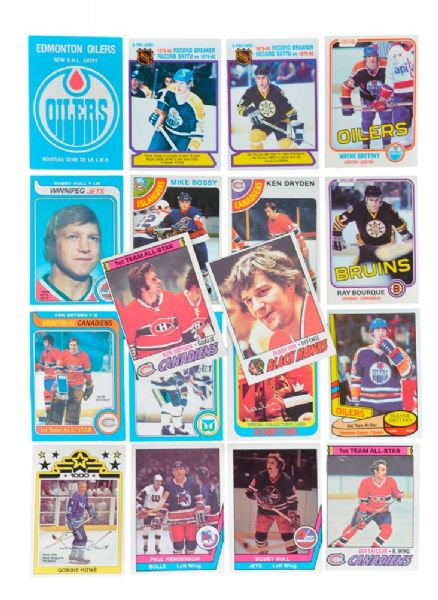 1977-78 to 1981-82 O-Pee-Chee Hockey Near Set and Complete Set Collection of 9