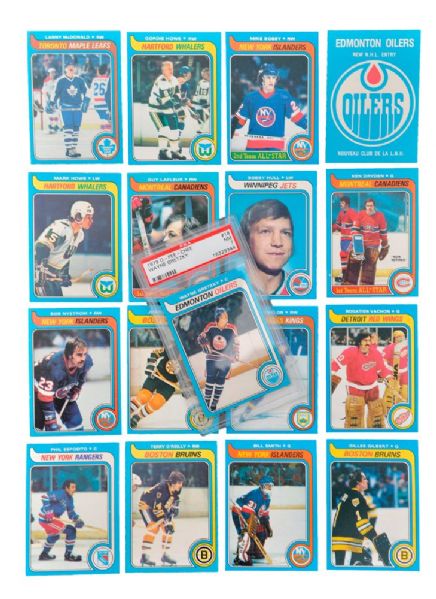 1979-80 O-Pee-Chee Hockey Complete 396-Card Set with PSA 7 Gretzky RC