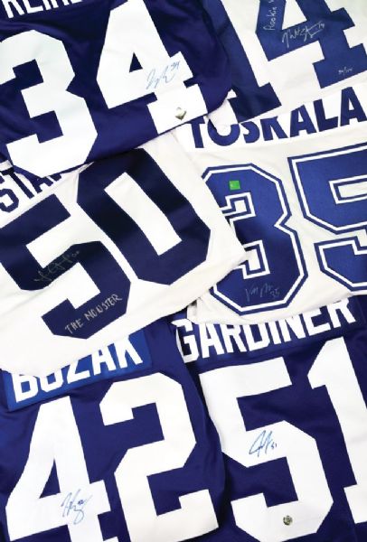 Toronto Maple Leafs Signed Jersey Collection of 6