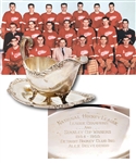 Alex Delvecchios 1954-55 Detroit Red Wings Stanley Cup Championship Tray and Gravy Boat