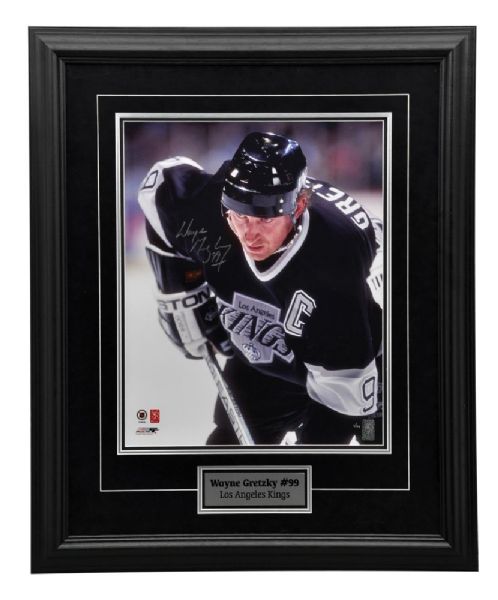 Wayne Gretzky Los Angeles Kings Signed Limited-Edition Framed Photo #1/99 <br>with WGA COA (26 1/2" x 32 1/2")