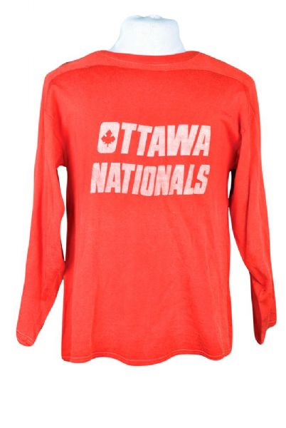 WHA Ottawa Nationals 1972-73 Inaugural Season Practice Jersey