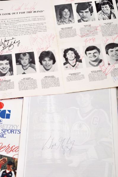 1980s Wayne Gretzky Celebrity Classic Huge Memorabilia, Photo and Autograph Collection