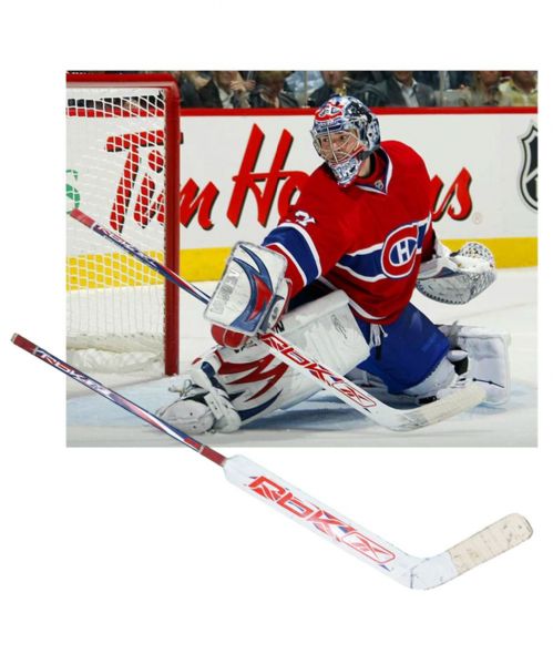 Carey Prices 2007-08 Montreal Canadiens Game-Used Rookie Season Reebok Stick