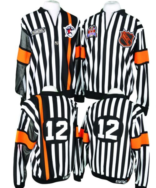 Don Koharskis 1998 Stanley Cup Finals and 2000 NHL All-Star Game Referee Game-Worn Jerseys
