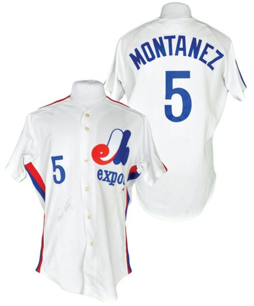 Willie Montanezs 1981 Montreal Expos Signed Game-Worn Jersey