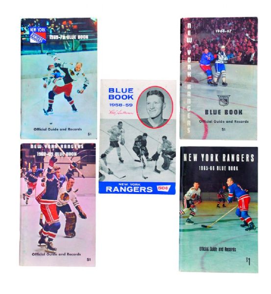 New York Rangers 1950s-1970s Media Guide and Photo Collection of 69