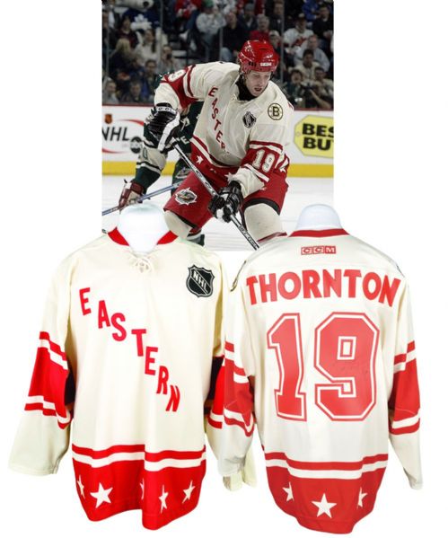 Joe Thorntons 2004 NHL All-Star Game Eastern Conference Signed Game-Worn Jersey with LOA