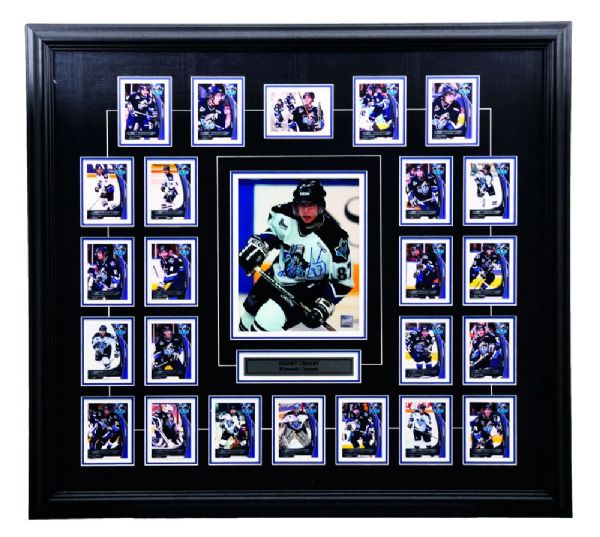 Sidney Crosby Signed Rimouski Oceanic Framed Montage with COA  (31 x 34)