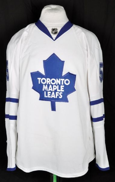 Jason Blakes 2008-09 Toronto Maple Leafs Game-Worn Jersey with Team LOA <br>- Photo-Matched!