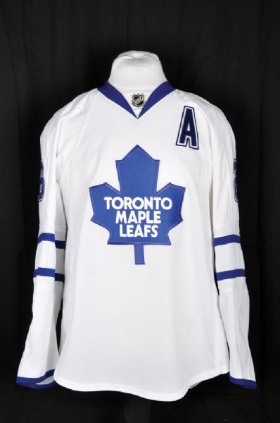 Mike Van Ryns 2008-09 Toronto Maple Leafs Game-Worn Alternate Captains Jersey with Team LOA