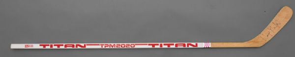 Wayne Gretzky Vintage-Signed Titan TPM 2020 Stick