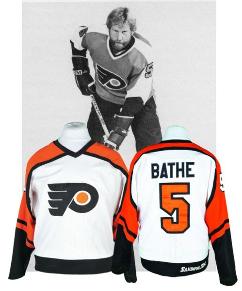 Frank Bathes 1982-83 Philadelphia Flyers Game-Worn Jersey