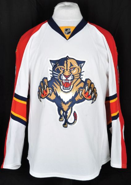 Scottie Upshalls 2014-15 Florida Panthers Game-Worn Jersey with Team LOA