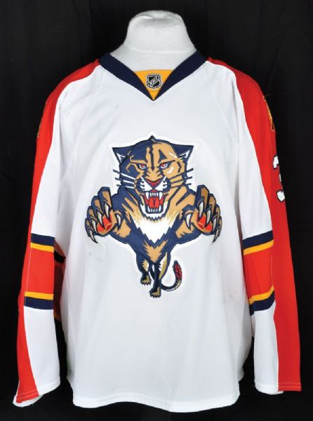 Al Montoyas 2014-15 Florida Panthers Game-Worn Jersey with Team LOA <br>- Photo-Matched!
