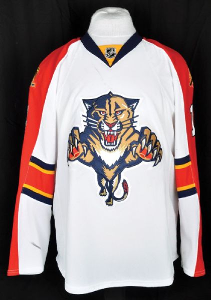 Tomas Fleischmanns 2014-15 Florida Panthers Game-Worn Jersey with Team LOA <br>- Photo-Matched!