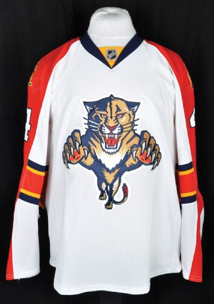 Erik Gudbransons 2014-15 Florida Panthers Game-Worn Jersey with Team LOA <br>- Photo-Matched!