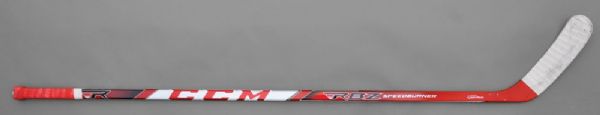 Jonathan Huberdeaus 2014-15 Florida Panthers Game-Used CCM Stick with Team LOA