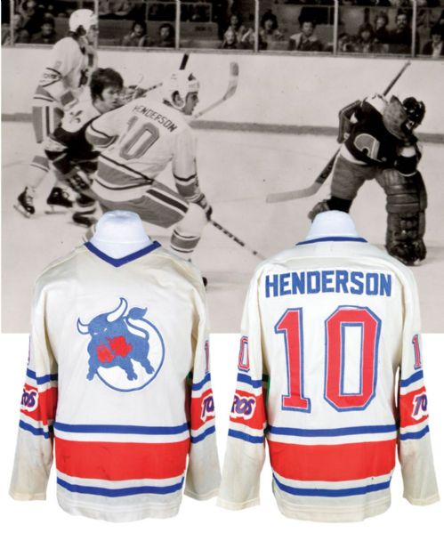 Paul Hendersons 1974-75 WHA Toronto Toros Game-Worn Jersey