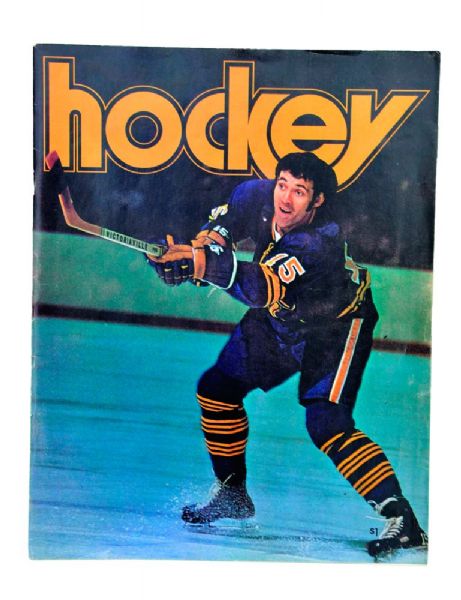 February 20th 1974 Maple Leafs vs Sabres Program - Tim Hortons Last NHL Game Before Deadly Car Crash