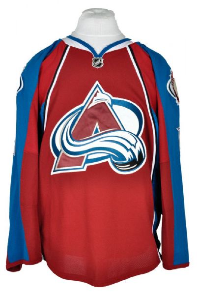 Semyon Varlamovs 2012-13 Colorado Avalanche Game-Worn Jersey with Team LOA