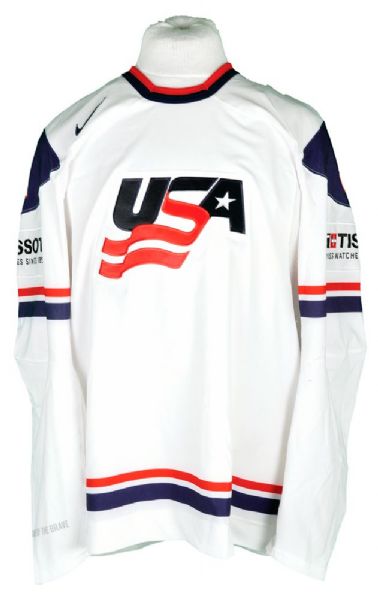Alex Galchenyuks 2013 IIHF World Championships Team USA Game-Worn Jersey with LOA