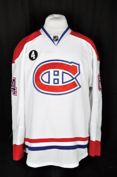 Greg Pateryns 2014-15 Montreal Canadiens Game-Worn Jersey with Team LOA <br>- Beliveau Memorial Patch!