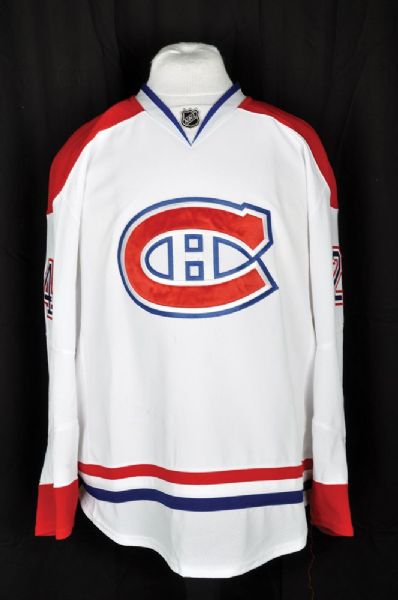Jarred Tinordis 2014-15 Montreal Canadiens Game-Worn Jersey with Team LOA 