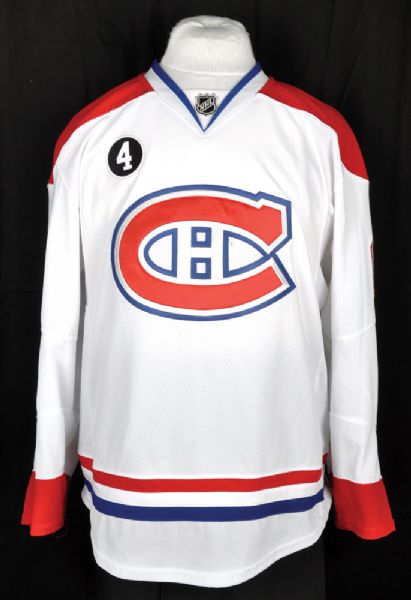 Christian Thomas 2014-15 Montreal Canadiens Game-Worn Pre-Season Jersey <br>with Team LOA - Beliveau Memorial Patch