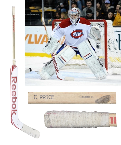 Carey Prices Early-2010s Montreal Canadiens Reebok 11K Game-Used Stick