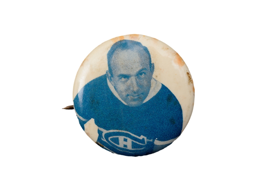 Howie Morenz 1937 Memorial Game Button