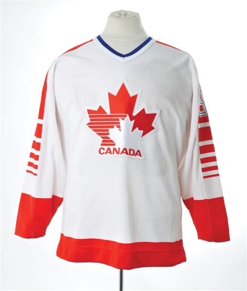 Vintage 1980s Team Canada Jersey Presented to Harold Ballard