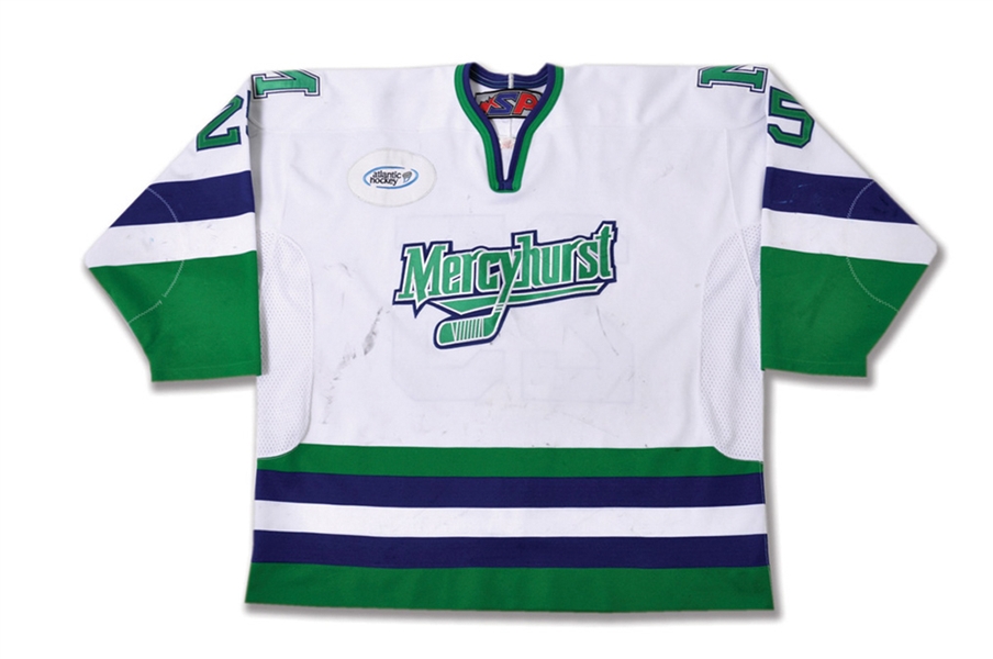 Matt Fennells Mid-to-Late-2000s Mercyhurst College Game-Worn Jersey